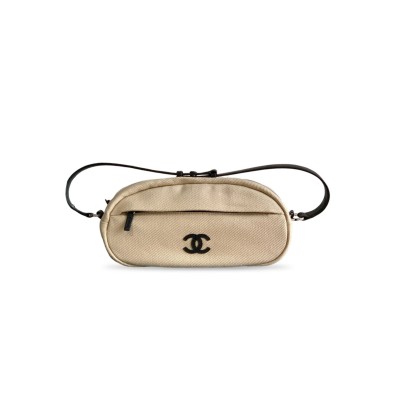 CHANEL MASTER COCO BEACH CANVAS STRAP CLUTCH BAG AP5269 (32*17*13cm)